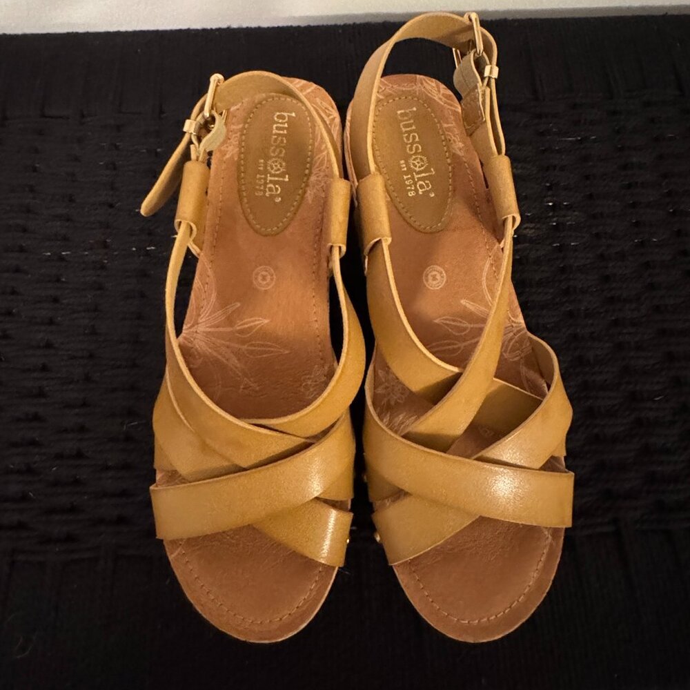 Bussola Formentera Cross Straps Wedge Sandals